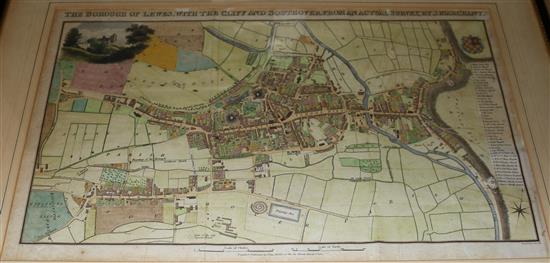 1824 map - Borough of Lewes